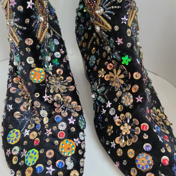 - Free People Night Out Sparkly Sequin Festival Boot - Picture 4 of 9